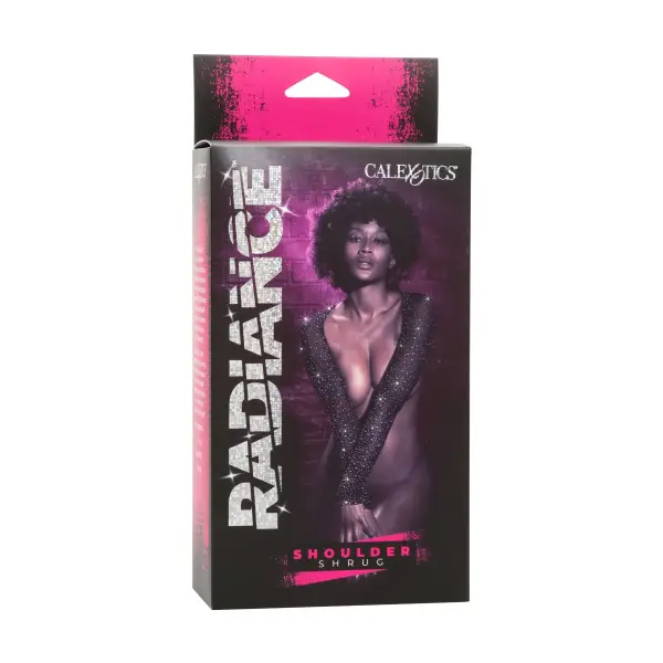 Radiance Shoulder Shrug - Black sexy lingerie accessories - product image 2