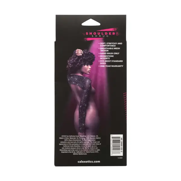 Radiance Shoulder Shrug - Black sexy lingerie accessories - product image 3