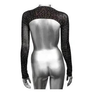 Radiance Shoulder Shrug - Black sexy lingerie accessories - product image 7