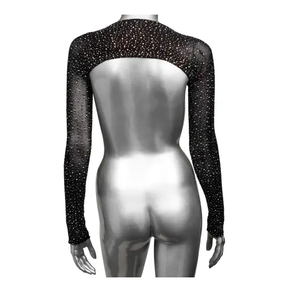 Radiance Shoulder Shrug - Black sexy lingerie accessories - product image 7