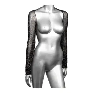 Radiance Shoulder Shrug - Black sexy lingerie accessories - product image 8
