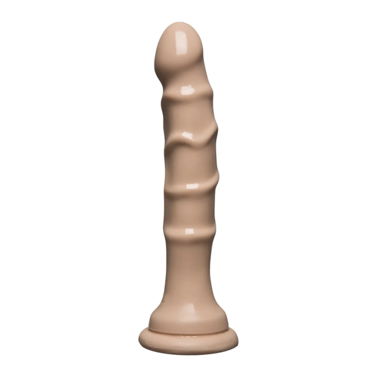 Raging Hard-Ons Slimline With Suction Cup 5.5 in Dong - Vanilla realistic dildo small - alternate product angle