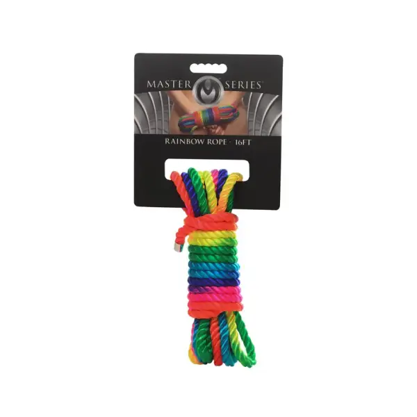 Rainbow Rope - 16ft bondage rope - main product image Rainbow Rope - 16ft bondage rope - main product image