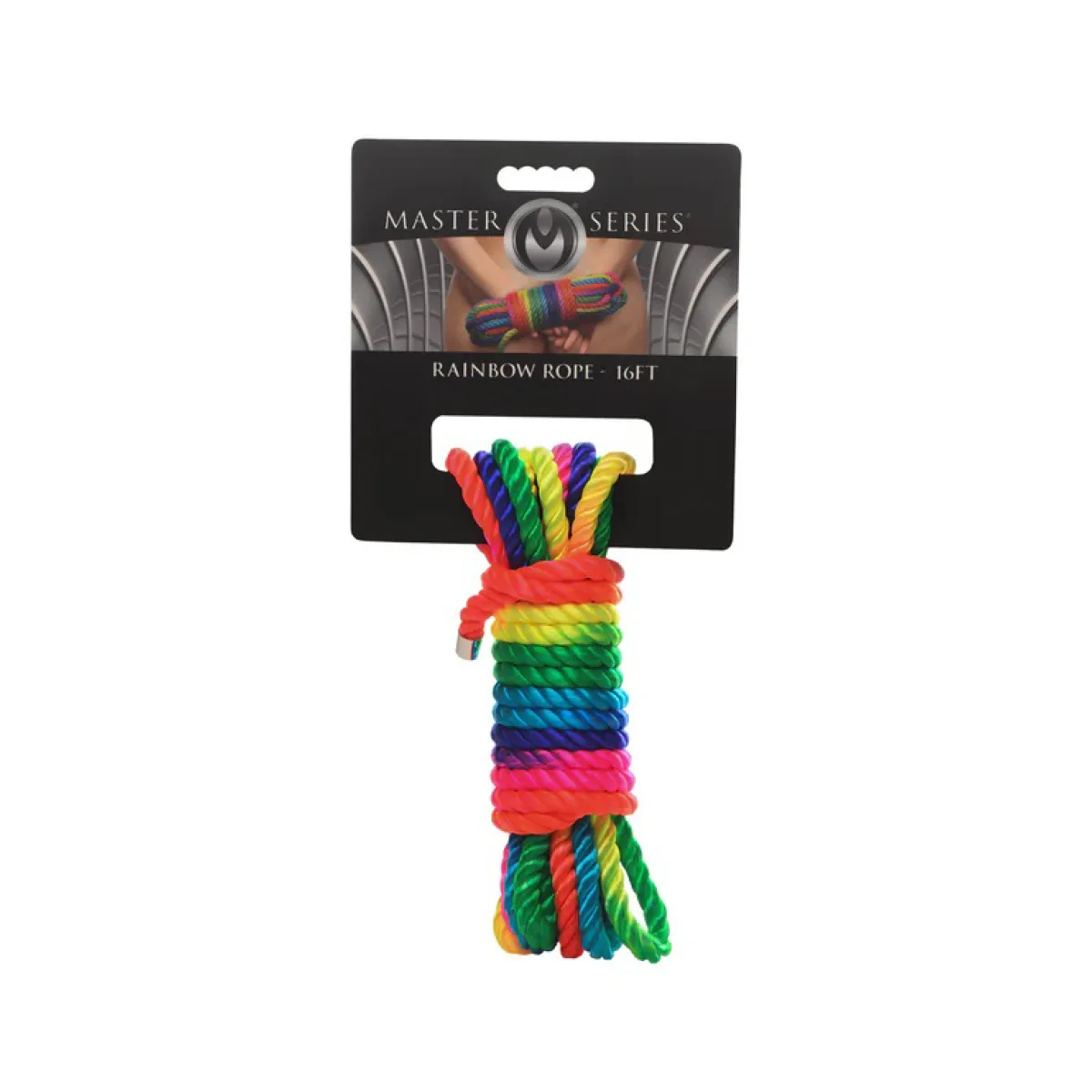 Rainbow Rope - 16ft bondage rope - main product image