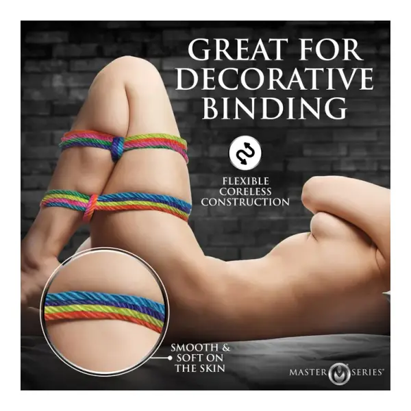 Rainbow Rope - 16ft 2 Rainbow Rope - 16ft bondage rope - product image 3