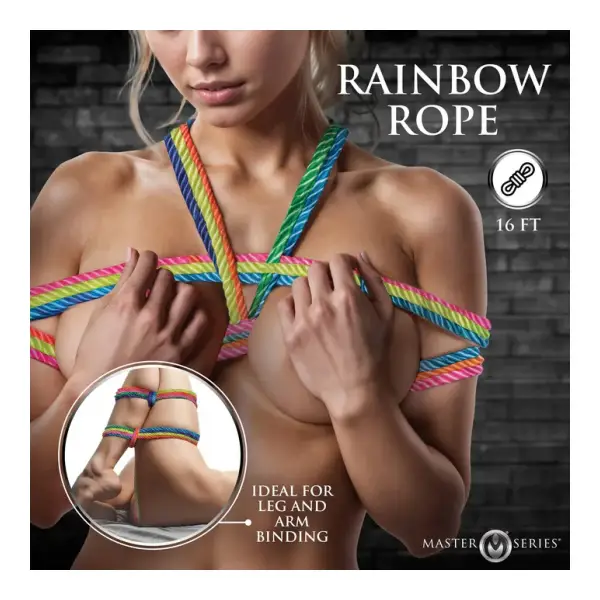 Rainbow Rope - 16ft 3 Rainbow Rope - 16ft bondage rope - product image 4