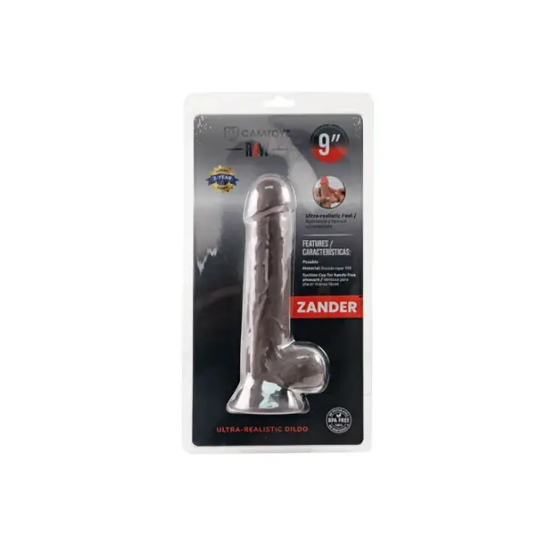 Raw Dildo Ultra Realistic Zander - Brown thick realistic dildo - alternate product angle