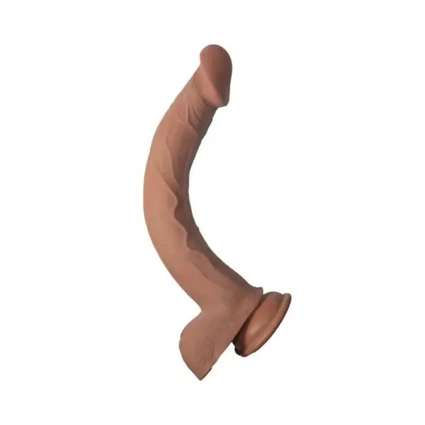 Realcocks Dual Layered 11" - Brown 2 Realcocks Dual Layered 11" - Brown most realistic cock dildo - product detail