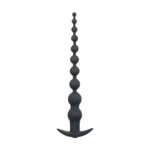 Rechargeable X-10 Power Beads - Black anal bead vibrator - product detail