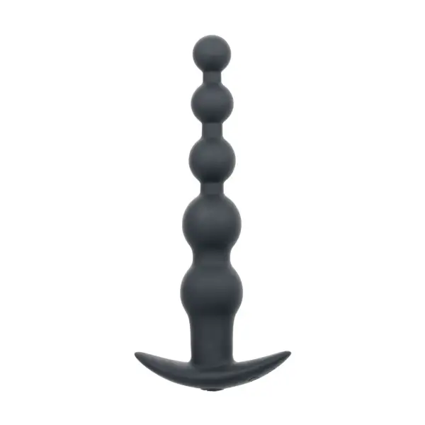 Rechargeable X-5 Power Beads - Black vibrating anal bead - product detail