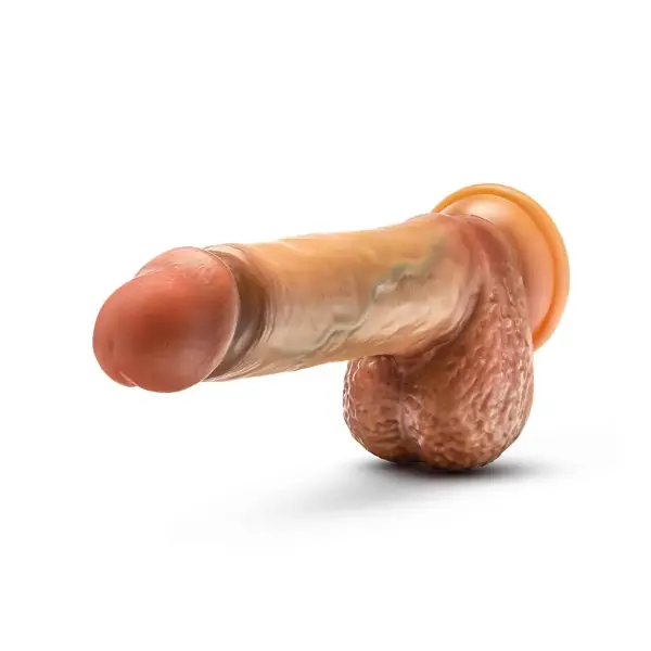 Renaissance - Raphael - 9.5 Inch Sliding Foreskin Dildo With Squeezable Balls - Tan - dildos - product image 6