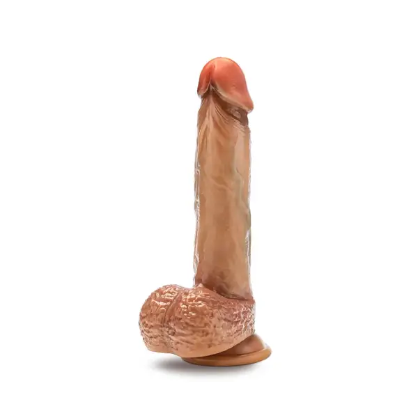 Renaissance - Raphael - 9.5 Inch Sliding Foreskin Dildo With Squeezable Balls - Tan - dildos - product image 7