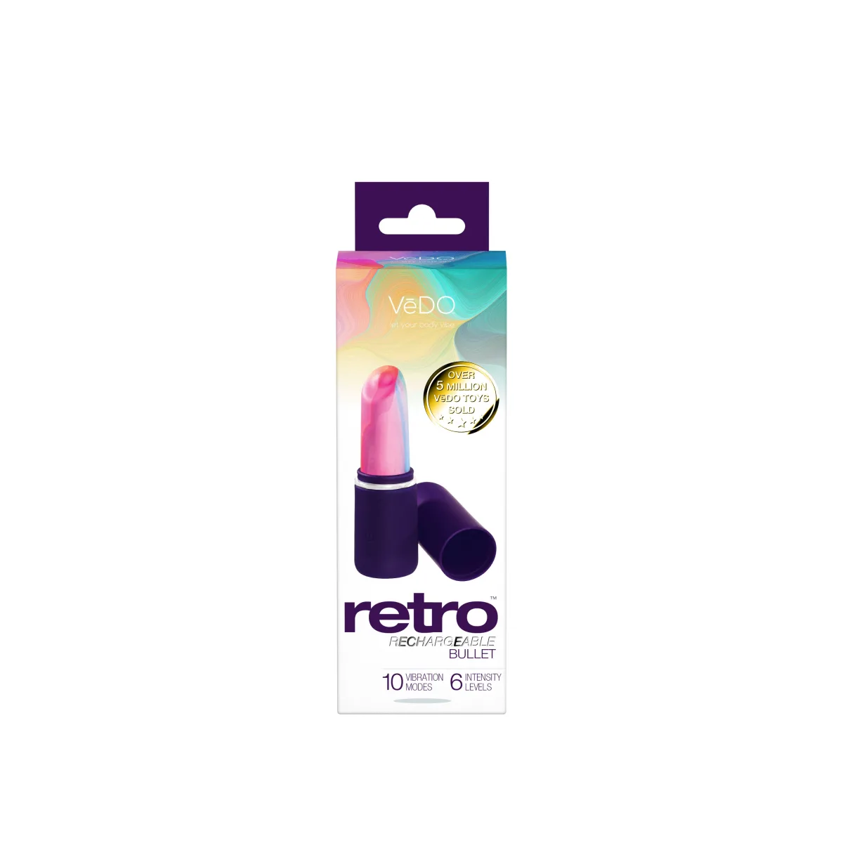 Retro Rechargeable Bullet - Purple - view 2