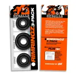 RimringzMulti Size 3 Pack- Black - cock ring - main product image