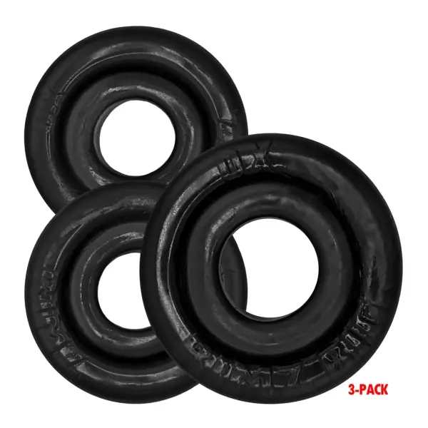 RimringzMulti Size 3 Pack- Black - cock ring - product image 3