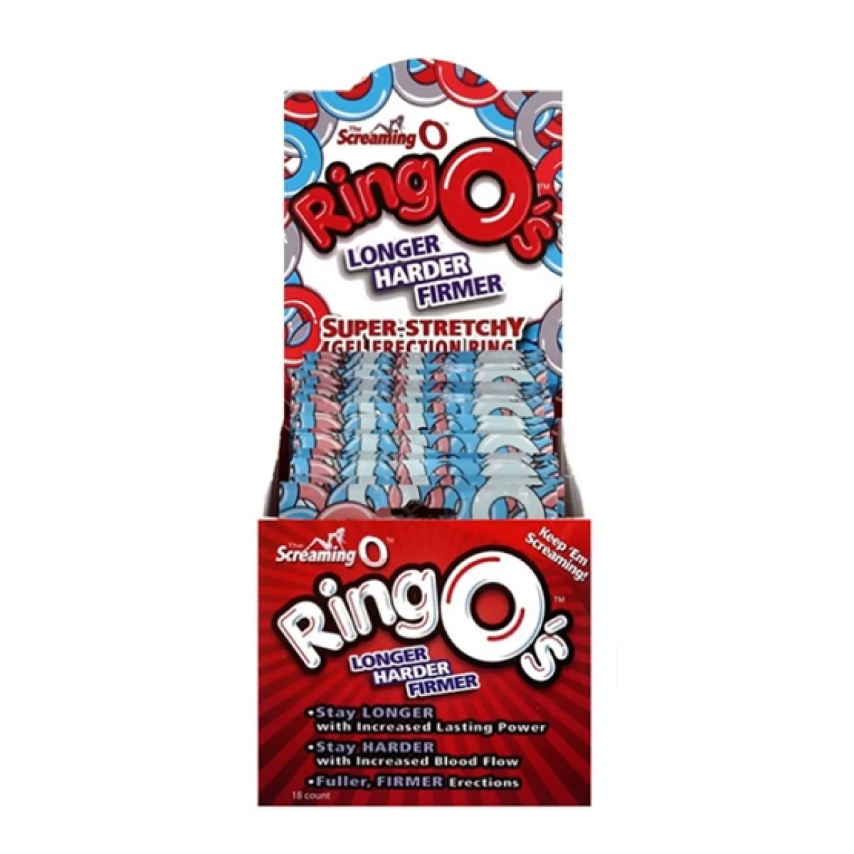 Ringo's - 18 Count Box - Assorted Colors - cock ring - main product image