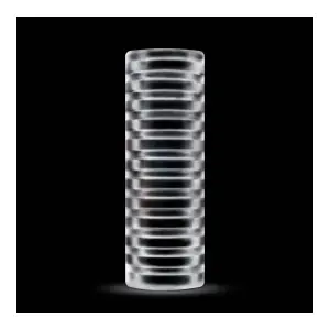 Rize - Ribz - Glow in the Dark Self - Lubricating Stroker - Clear male masturbator toy - alternate angle