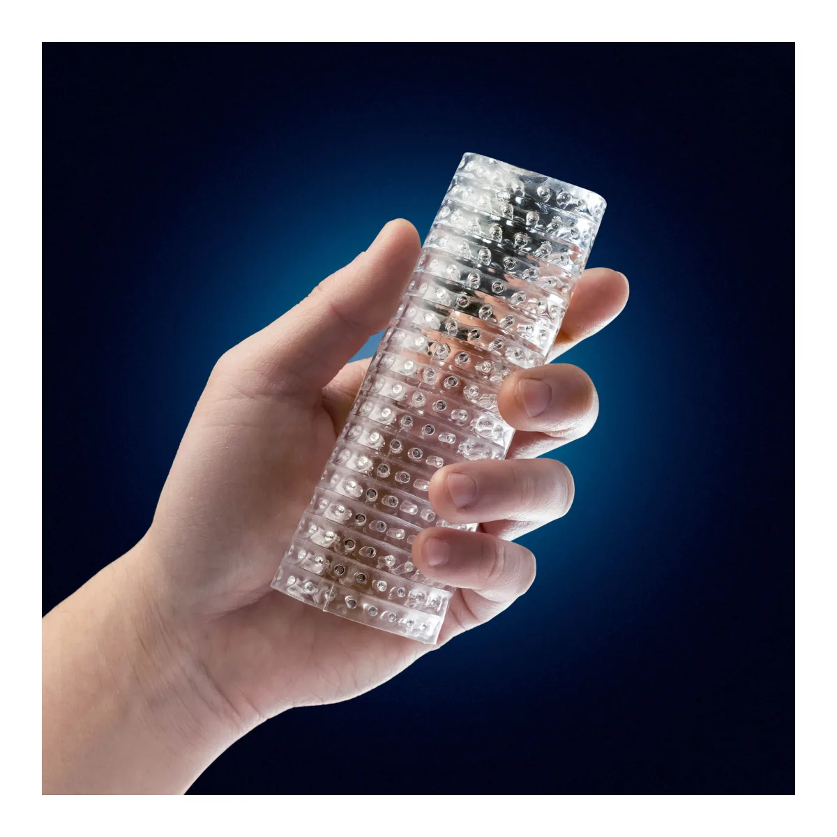 Rize - Strokez - Clear mens masturbation sleeve - alternate angle