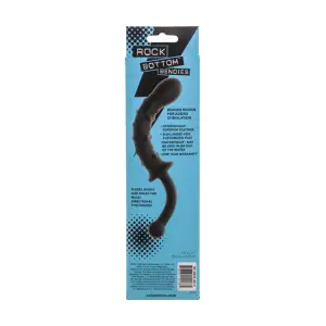 Rock Bottom Bendies Bendy Beaded Probe - Black prostate massager toys - main image