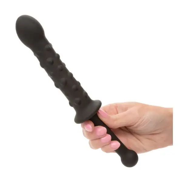 Rock Bottom Bendies Bendy Beaded Probe - Black prostate massager toys - packaging view