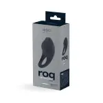 Roq Rechargeable Ring - Just Black - black vibrating cock ring - main product image