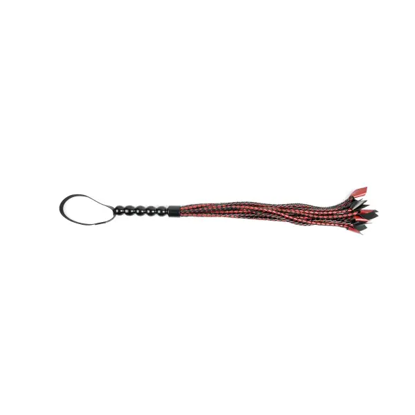 Saffron Braided Flogger bdsm flogger - additional view