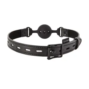 Saffron Breathable Ball Gag ball gag - alternate angle