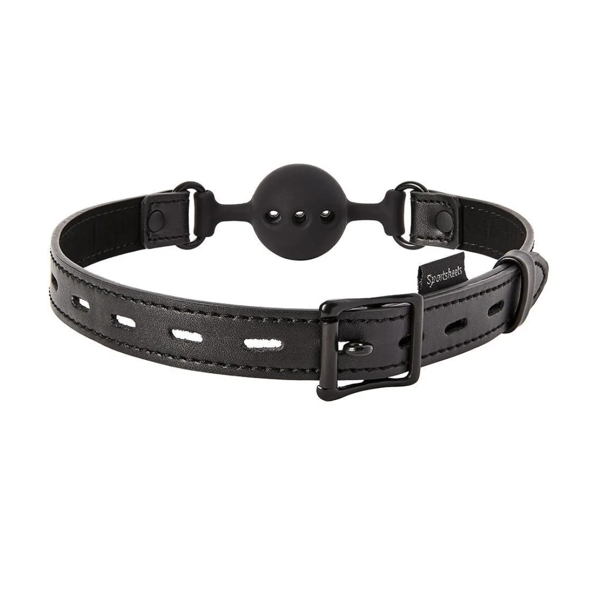 Saffron Breathable Ball Gag ball gag - alternate angle
