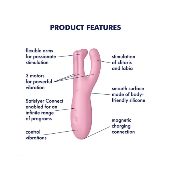 Satisfyer Threesome 4 - Pink - view 2