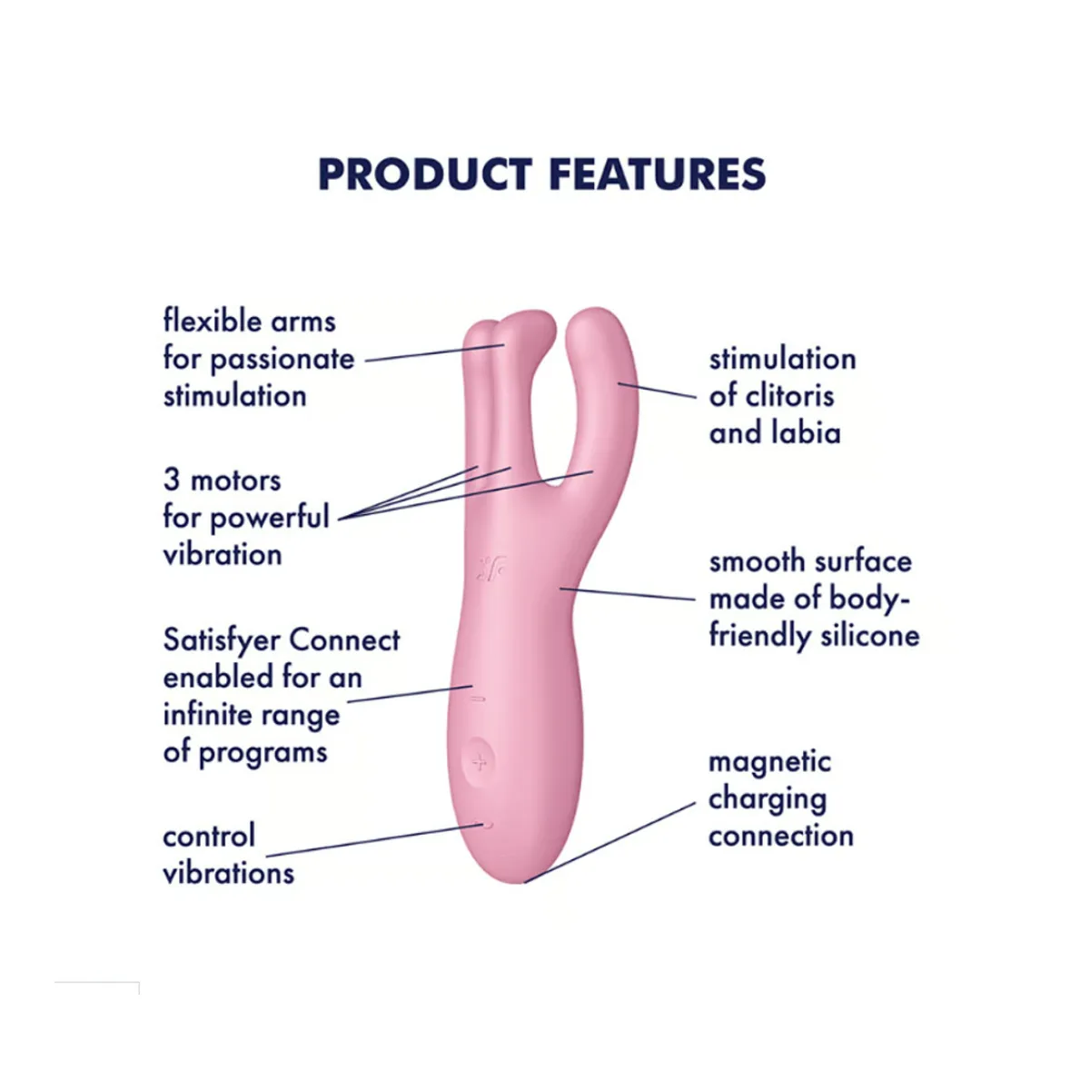 Satisfyer Threesome 4 - Pink - view 2