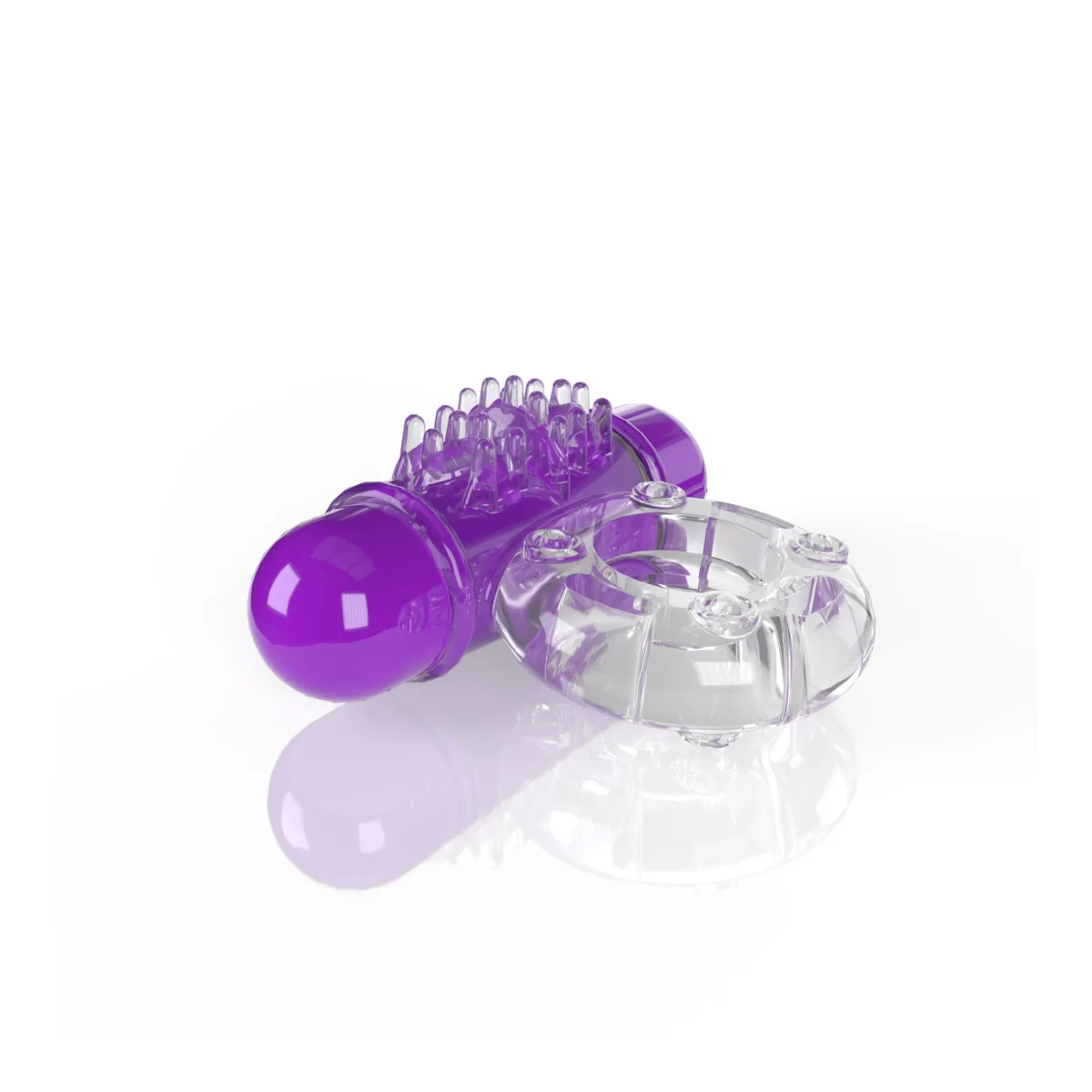 Screaming O 4b - Owow Super Powered Vibrating Ring - Grape - vibrating cock ring - product image 2