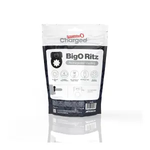 Screaming O - Big O Ritz Rechargeable Vibe Ring - Black - rechargeable vibrating cock ring - main product image