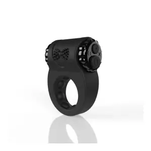Screaming O - Big O Ritz Rechargeable Vibe Ring - Black - rechargeable vibrating cock ring - product image 3