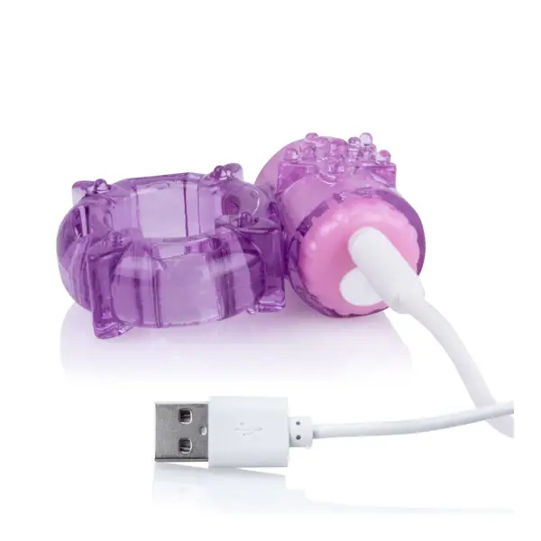 Charged Big O -Purple - Each - rechargeable vibrating cock ring - product image 5