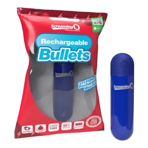 Screaming O Rechargeable Bullets - Blue - view 3