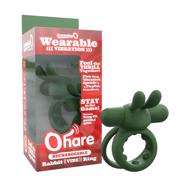 Rechargeable Ohare - Green - couples vibrating cock ring - main product image