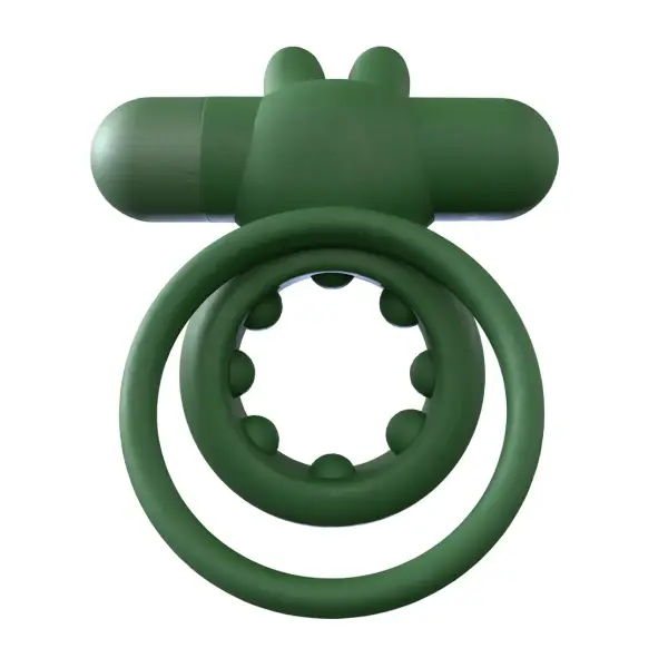 Rechargeable Ohare - Green - couples vibrating cock ring - product image 4