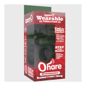 Rechargeable Ohare - Green - couples vibrating cock ring - product image 5