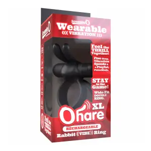 Screaming O Rechargeable Ohare XL Cock Ring 19 Rechargeable Ohare XL - Black - black vibrating cock ring - product image 5