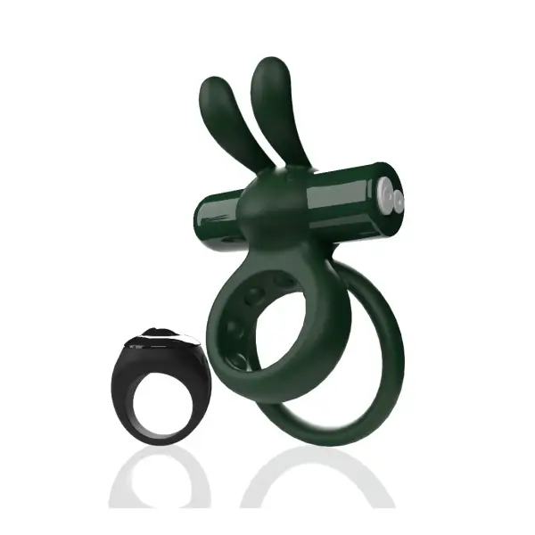 Screaming O Remote Controlled Ohare Vibrating Ring - Green - view 2