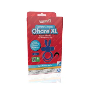 Screaming O Remote Controlled Ohare XL Vibrating Ring - Blue 7 Screaming O Remote Controlled Ohare XL Vibrating Ring - Blue - view 3