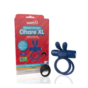 Screaming O Remote Controlled Ohare XL Vibrating Ring - Blue 8 Screaming O Remote Controlled Ohare XL Vibrating Ring - Blue - view 4