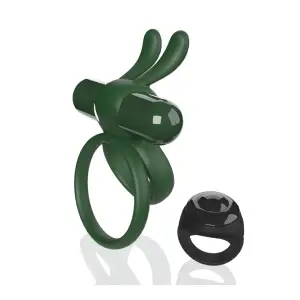 Screaming O Remote Controlled Ohare XL Vibrating Ring - Green remote vibrating cock ring - main image