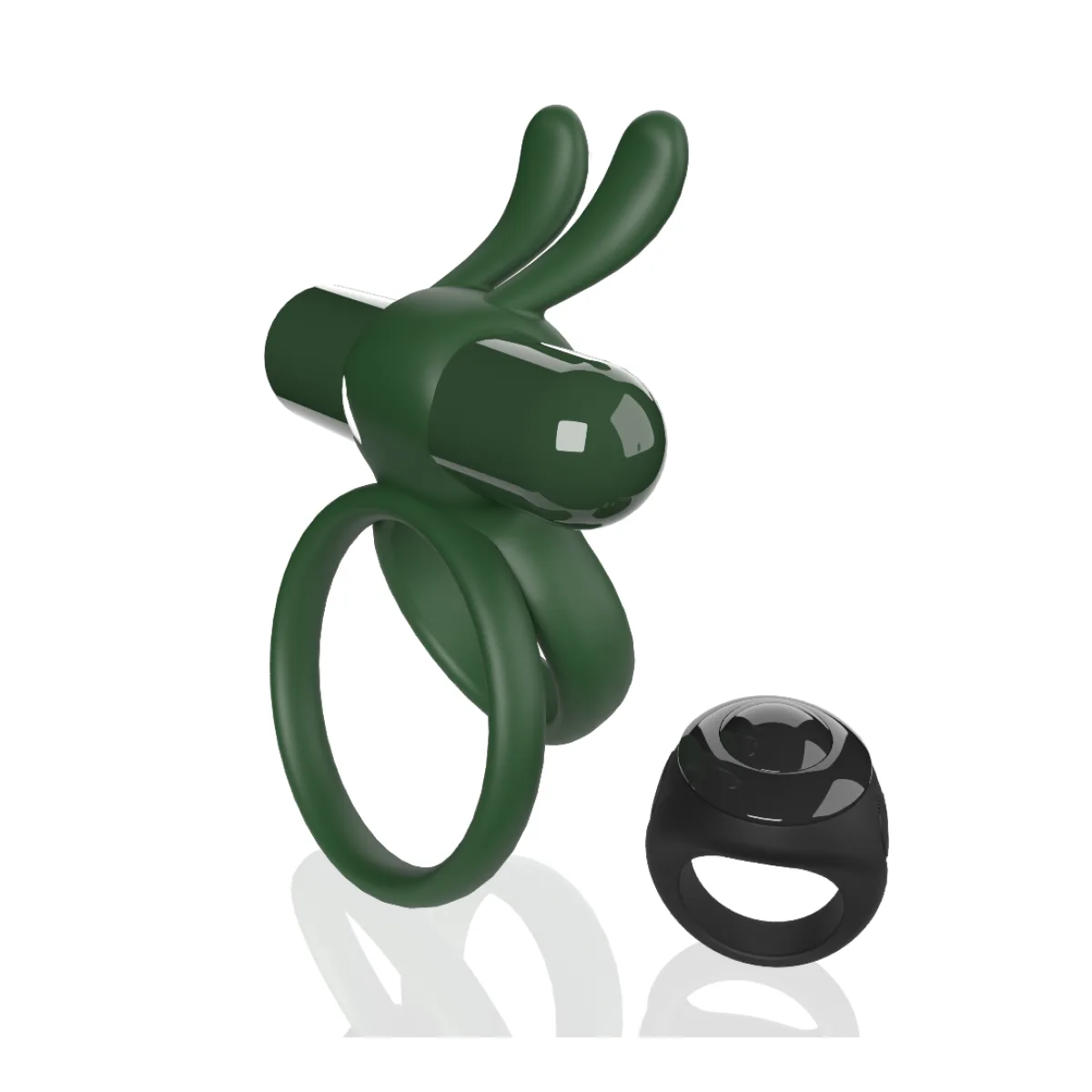 Screaming O Remote Controlled Ohare XL Vibrating Ring - Green remote vibrating cock ring - main image