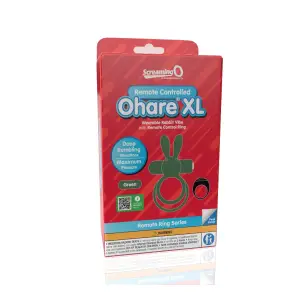 Screaming O Remote Controlled Ohare XL Vibrating Ring - Green remote vibrating cock ring - product detail