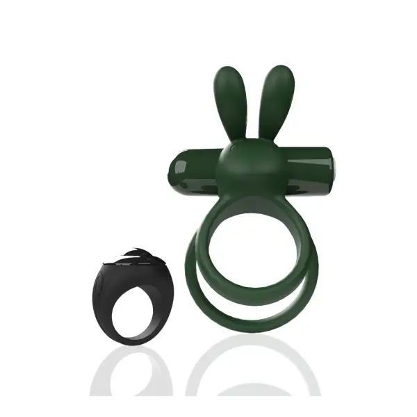 Screaming O Remote Controlled Ohare XL Vibrating Ring - Green remote vibrating cock ring - additional view