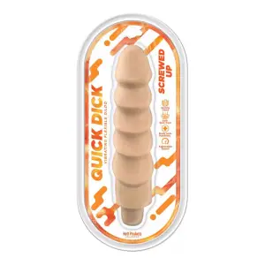 Screwed Up Quick Dick - Vibrating Flex Dildo - 8 in flexible vibrating dildo - main product image