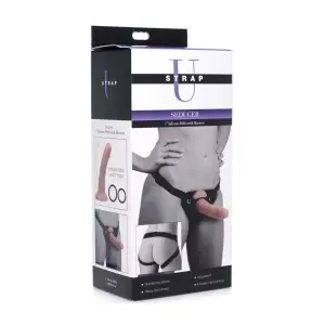 Seducer 7 in Silicone Dildo With Harness - view 2