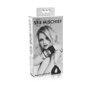 Sex and Mischief Beginners Handcuffs 3 Sex and Mischief Beginners Handcuffs bondage cuffs - alternate angle