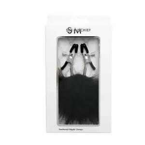 Sex and Mischief Feathered Nipple Clamps nipple clamps - main image